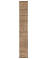 Solid Brown Jute Dhurrie - 1