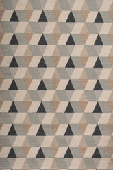 Asterlane Medium Blue White 4'6X7 Feet Dhurrie