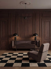 Asterlane Natural Ebony 5X8 Feet Dhurrie 50% Jute and 50% Reyon Chennile for Living Room,Bedroom,Home