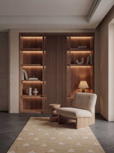 Asterlane Natural Brown 5X8 Feet Dhurrie 100% Jute for Living Room,Bedroom,Home