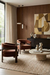 Asterlane Natural White 5X8 Feet Dhurrie 50% Jute and 50% Viscose for Living Room,Bedroom,Home