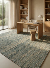 Asterlane Treetop Natural 5'6X7'6 Feet Dhurrie 100% Jute for Living Room,Bedroom,Home