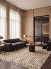 Asterlane Natural White 5'6X8 Feet Dhurrie 100% Jute for Living Room,Bedroom,Home