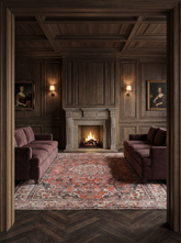 Asterlane Dhurrie Rug 9X11'6 Ft | Old Amethyst Carpet For Living Room, Bedroom, Dining Room