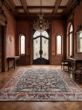 Asterlane Dhurrie Rug 9'6X13 Ft | Old Rose Carpet For Living Room, Bedroom, Dining Room