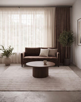 Geometric Diamond Undyed White Rug - 1
