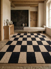 Asterlane Natural Ebony 5X8 Feet Dhurrie 50% Jute and 50% Reyon Chennile for Living Room,Bedroom,Home