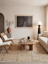 Asterlane Tan White 5'6X7'6 Feet Dhurrie 70% Jute and 30% Wool for Living Room,Bedroom,Home