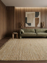 Asterlane Yellow flash Yellow flash 5X7'6 Feet Dhurrie 50% Jute and 50% Wool for Living Room,Bedroom,Home