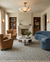 Labryn Grey Wool Rug