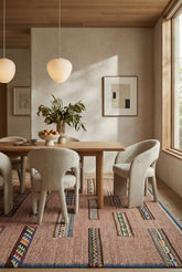 Velion Red Beige Wool Rug