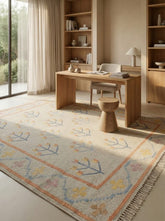 Elaris Sprig Ivory Wool Rug