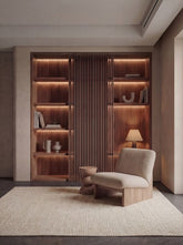 Ecru Off White Wool Rug