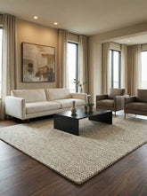 Rawlin Cream Wool Dhurrie