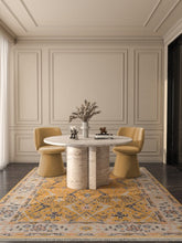 Solara Yellow Wool Rug