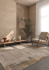 Tarell Gray Polypropylene Rug
