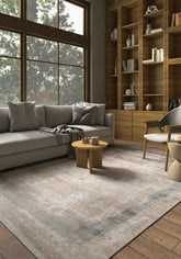 Velmora Beige Polypropylene Rug