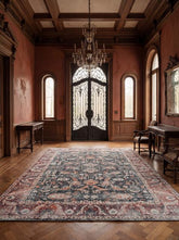 Equinox Charcoal Polyester Dhurrie