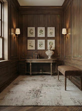 Relic Ivory Polyester Dhurrie