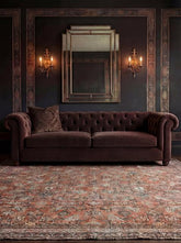 Vittori Terracotta Polyester Dhurrie