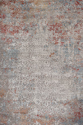 Soft Abstract London Fog Deco Rose Carpet