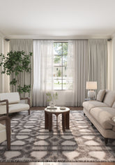 Asterlane Steel Gray & Cyan Blue Rug