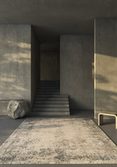 Soft Abstract Rug 5X7'6 Ft | Glacier Gray Marigold Carpet For Living Room, Bedroom, Dining Room