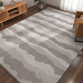 Asterlane Cyan Blue & Steel Gray Rug