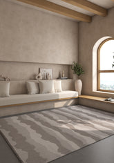 Asterlane Cyan Blue & Steel Gray Rug