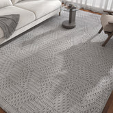 Asterlane Cyan Blue & Steel Gray Rug