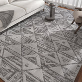 Asterlane Cyan Blue & Steel Gray Rug