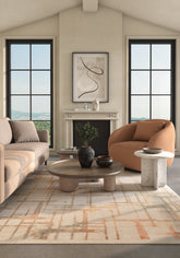 Asterlane White & Russet Rug