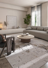 Asterlane White & Castle Rock Rug