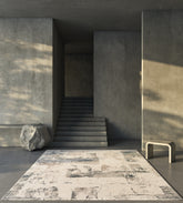 Asterlane White & Glacier Gray Rug