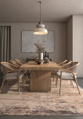 Soft Abstract Rug 6'6X9'6 Ft | Medium Taupe Soft Beige Carpet For Living Room, Bedroom, Dining Room