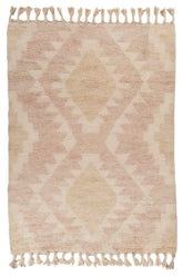 Aurielle Blush Beige Wool Rug