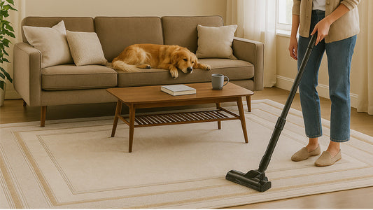 How to Remove Pet Hair, Dirt, and Dust from Your Rugs Quickly