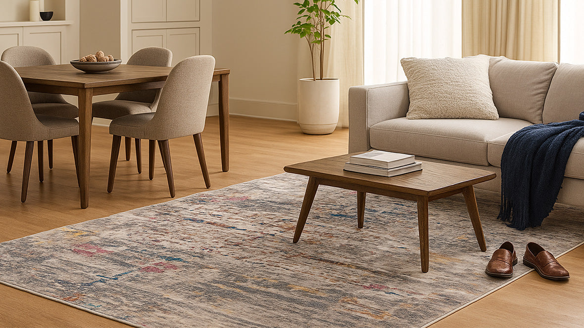 Rugs for Open Spaces: Guide to Styling Open-Concept Homes – Asterlane