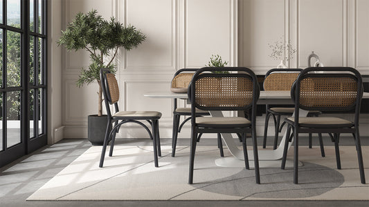 Interior Designers Pick These Rugs for Dining Rooms That Actually Work