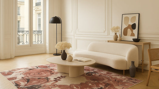 How Abstract Rugs Trick the Eye and Make Small Rooms Feel Larger