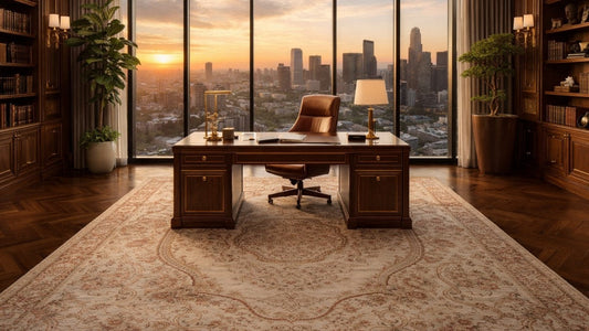 The New Work-Life Boundary: Using Rugs to Anchor Your Home Office