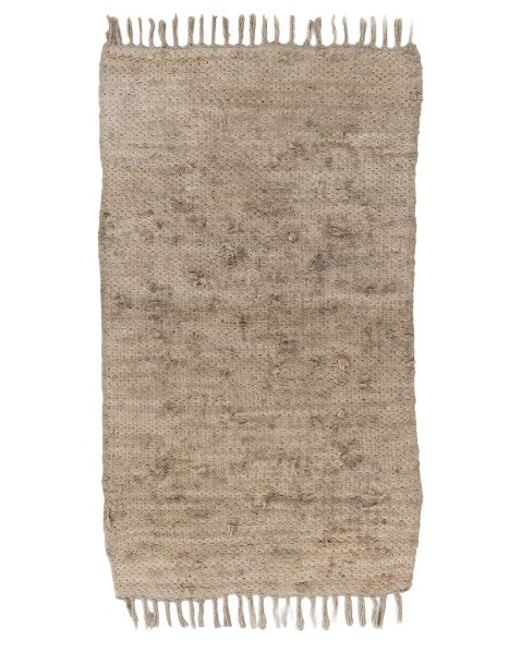 Braided Brown Chindi Febric Dhurrie - 2