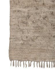 Braided Brown Chindi Febric Dhurrie - 4