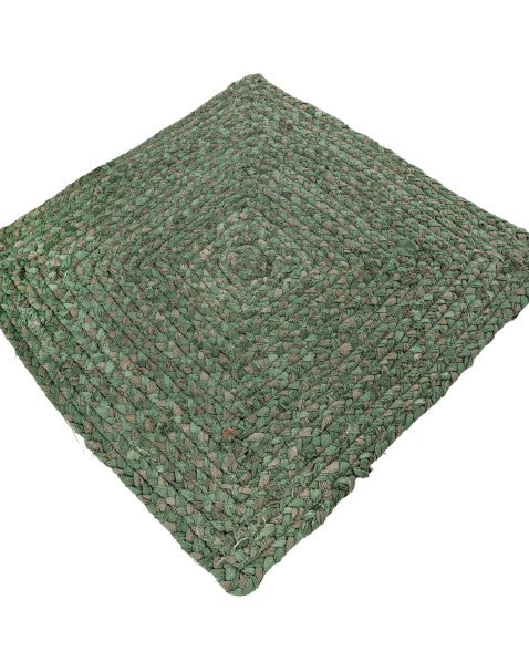 Solid Green Chindi Febric Dhurrie - 3