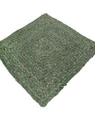 Solid Green Chindi Febric Dhurrie - 3