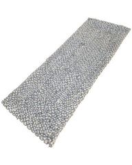 Braided White Chindi Febric Dhurrie - 3