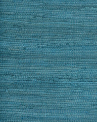 Solid Blue Chindi Febric Dhurrie - 5