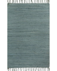 Solid Green Chindi Febric Dhurrie - 2
