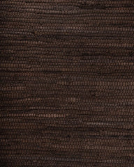 Solid Brown Chindi Febric Dhurrie - 5
