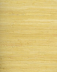 Solid Yellow Chindi Febric Dhurrie - 5
